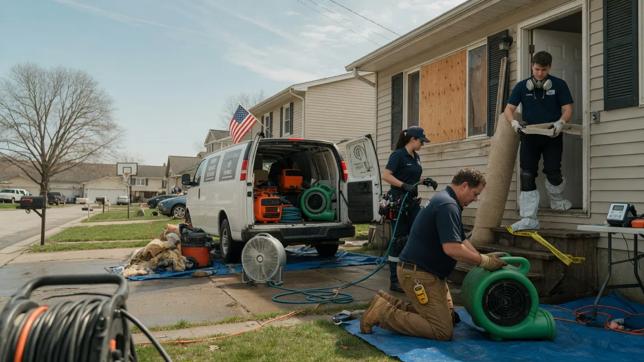 Water Damage Restoration in Grabill, IN near me